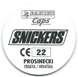 1996 Panini Euro 96 Caps #22 Robert Prosinecki Back