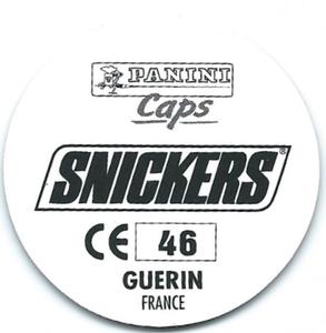 1996 Panini Euro 96 Caps #46 Vincent Guerin Back