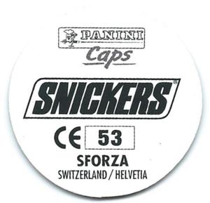 1996 Panini Euro 96 Caps #53 Ciriaco Sforza Back