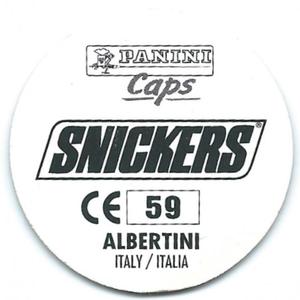 1996 Panini Euro 96 Caps #59 Demetrio Albertini Back