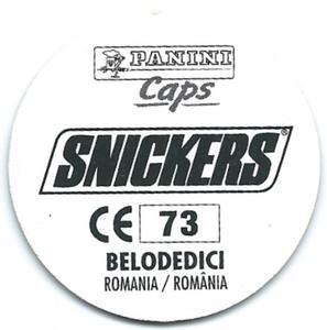 1996 Panini Euro 96 Caps #73 Miodrag Belodedici Back