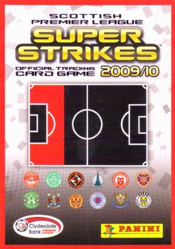 2009 Panini Scottish Premier League Super Strikes #NNO Gary Caldwell Back