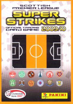 2009 Panini Scottish Premier League Super Strikes #NNO Stephen McGinn Back