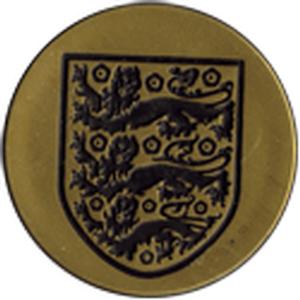1996 Panini Euro 96 Caps - Club Badges #5 Englad Front