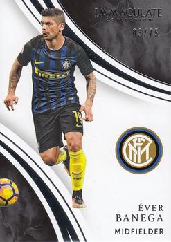 2017-18 Panini Immaculate Collection #74 Ever Banega Front