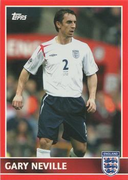 2005 Topps England #9 Gary Neville Front