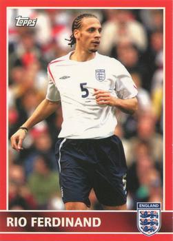 2005 Topps England #15 Rio Ferdinand Front