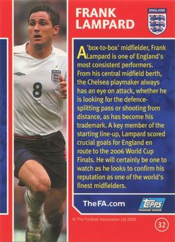 2005 Topps England #32 Frank Lampard Back