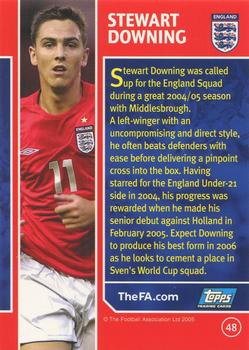 2005 Topps England #48 Stewart Downing Back