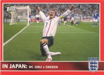 2005 Topps England #89 v Sweden 1-1 Front