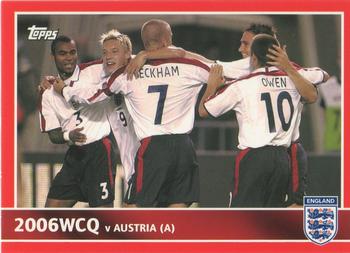 2005 Topps England #95 Austria 2-2 England Front