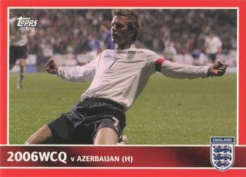 2005 Topps England #100 England 2-0 Azerbaijan Front