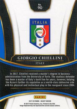 2017-18 Panini Select #90 Giorgio Chiellini Back
