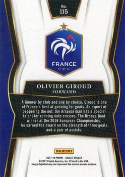 2017-18 Panini Select #115 Olivier Giroud Back