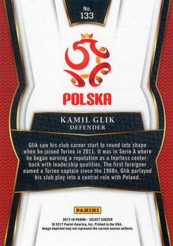 2017-18 Panini Select #133 Kamil Glik Back