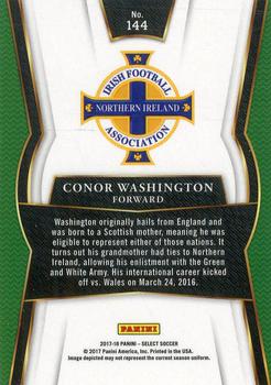 2017-18 Panini Select #144 Conor Washington Back