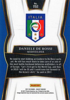 2017-18 Panini Select #152 Daniele De Rossi Back