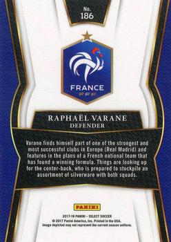 2017-18 Panini Select #186 Raphael Varane Back