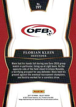 2017-18 Panini Select #197 Florian Klein Back