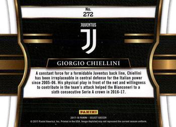 2017-18 Panini Select #272 Giorgio Chiellini Back