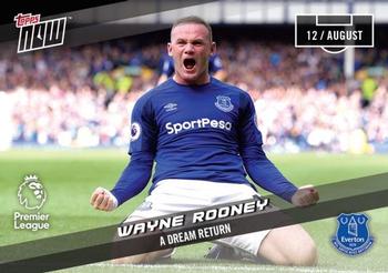 2017-18 Topps Now Premier League #4 Wayne Rooney Front