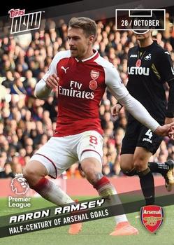 2017-18 Topps Now Premier League #46 Aaron Ramsey Front