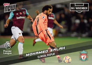 2017-18 Topps Now Premier League #52 Mohamed Salah Front