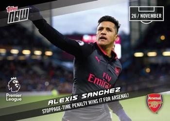 2017-18 Topps Now Premier League #63 Alexis Sanchez Front