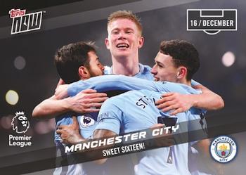 2017-18 Topps Now Premier League #88 Manchester City Front