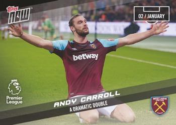 2017-18 Topps Now Premier League #97 Andy Carroll Front