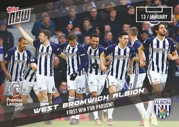 2017-18 Topps Now Premier League #100 West Bromwich Albion Front