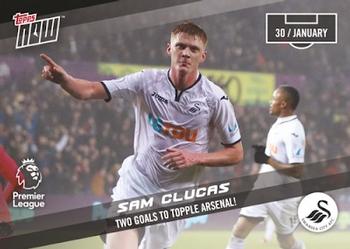 2017-18 Topps Now Premier League #108 Sam Clucas Front