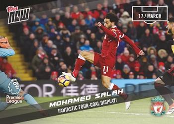 2017-18 Topps Now Premier League #139 Mohamed Salah Front