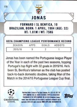 2017 Topps UEFA Champions League Showcase - Orange #170 Jonas Back