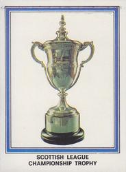 1977-78 Panini Football 78 (UK) #4 Scottish League Championship Trophy Front