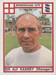 1977-78 Panini Football 78 (UK) #41 Sir Alf Ramsey Front