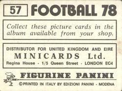 1977-78 Panini Football 78 (UK) #57 Team Back