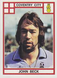1977-78 Panini Football 78 (UK) #100 John Beck Front