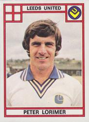 1977-78 Panini Football 78 (UK) #174 Peter Lorimer Front