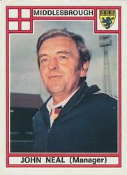 1977-78 Panini Football 78 (UK) #245 John Neal Front
