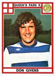1977-78 Panini Football 78 (UK) #327 Don Givens Front