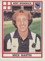 1977-78 Panini Football 78 (UK) #338 Mick Martin Front