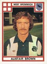 1977-78 Panini Football 78 (UK) #340 Alistair Brown Front