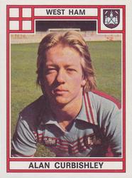1977-78 Panini Football 78 (UK) #355 Alan Curbishley Front