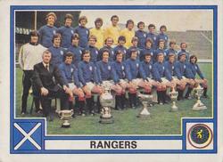 1977-78 Panini Football 78 (UK) #430 Rangers Team Group Front
