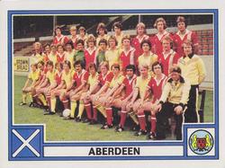 1977-78 Panini Football 78 (UK) #447 Aberdeen Team Group Front