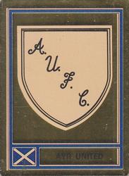 1977-78 Panini Football 78 (UK) #456 Ayr United Club Badge Front