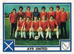 1977-78 Panini Football 78 (UK) #457 Ayr United Team Group Front