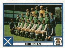 1977-78 Panini Football 78 (UK) #487 Hibernian Team Group Front