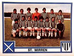 1977-78 Panini Football 78 (UK) #517 St. Mirren Team Group Front